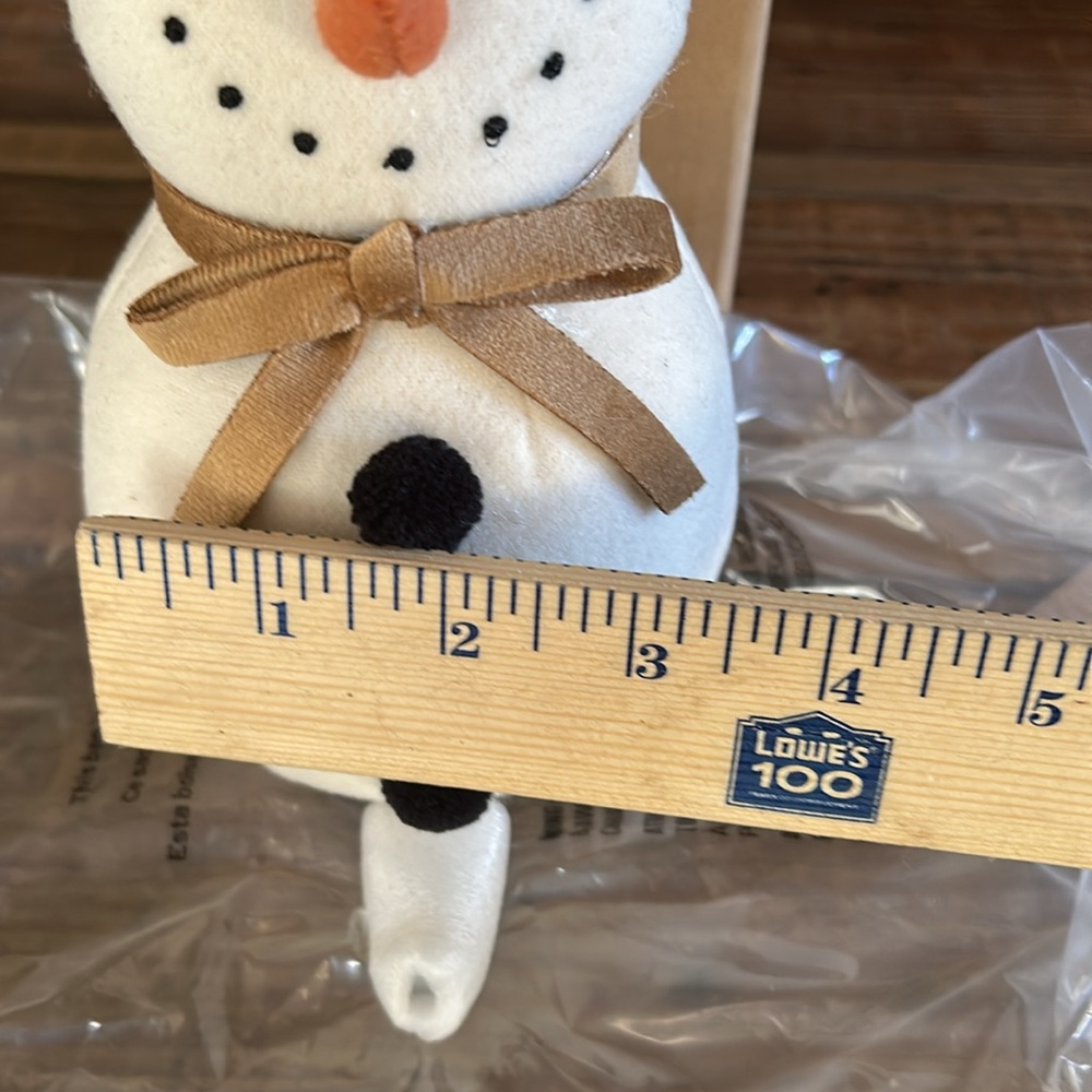 Pottery Barn Kids Snowman ⛄️ Stocking Holder BNIB - Picture 5 of 7